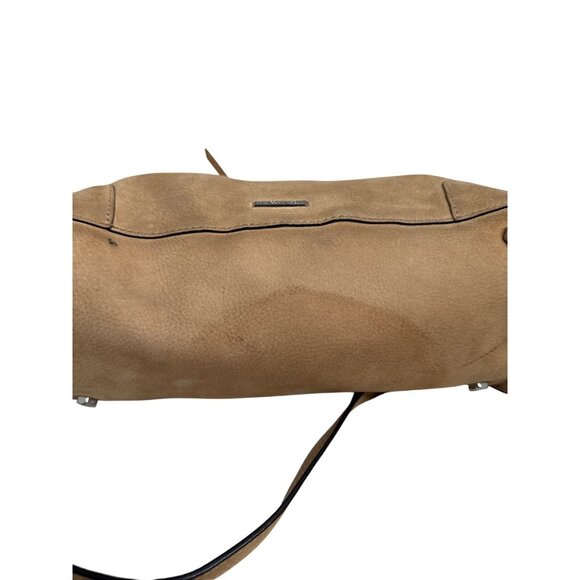 Rebecca Minkoff Tan Leather Whipstitch Satchel Shoulder Bag - Picture 6 of 14